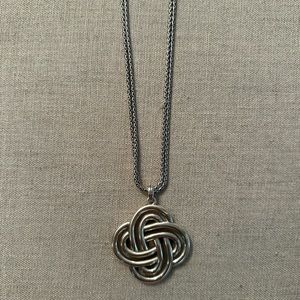 INTERLOK SPIRAL CONVERTIBLE Pendant NECKLACE
